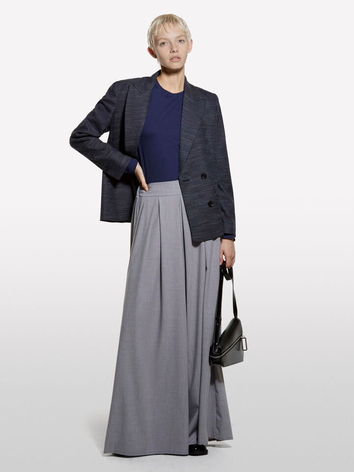 Blue long sleeve t-shirt - women's long sleeve t-shirts - Dark Blue | Sisley image number 1
